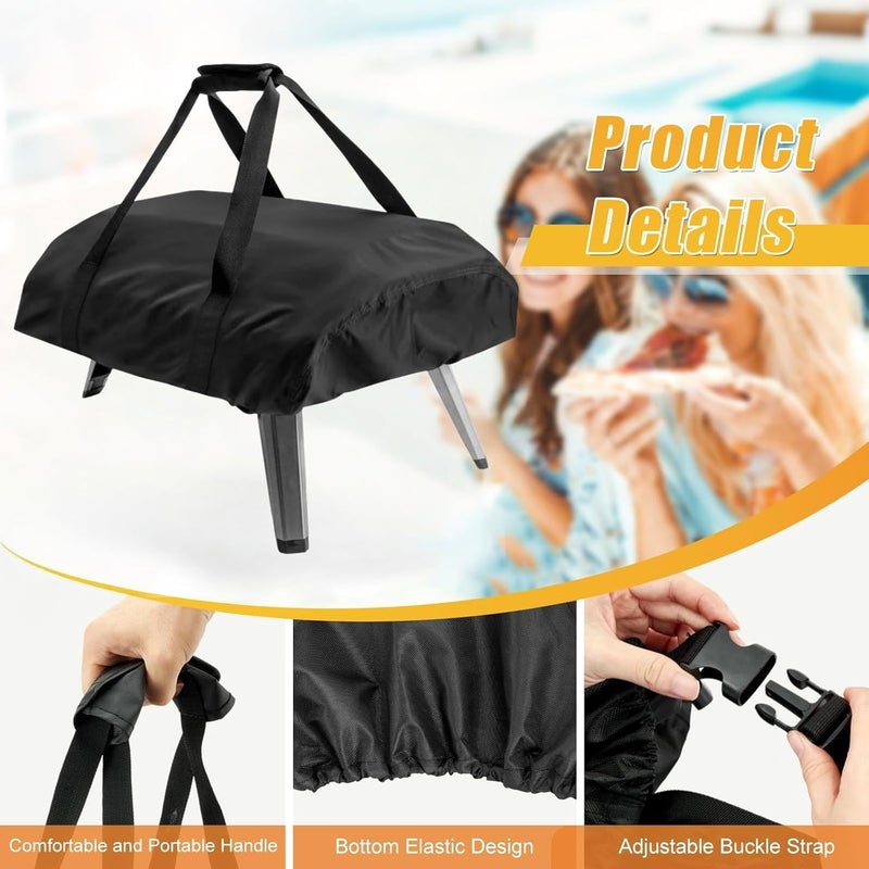 TwoPone Pizza Oven Cover for ooni Koda 16,Waterproof Pizza Oven Accessories Carry Cover for Outdoor,600D Pizza Oven Covers with Pocket - Image 1